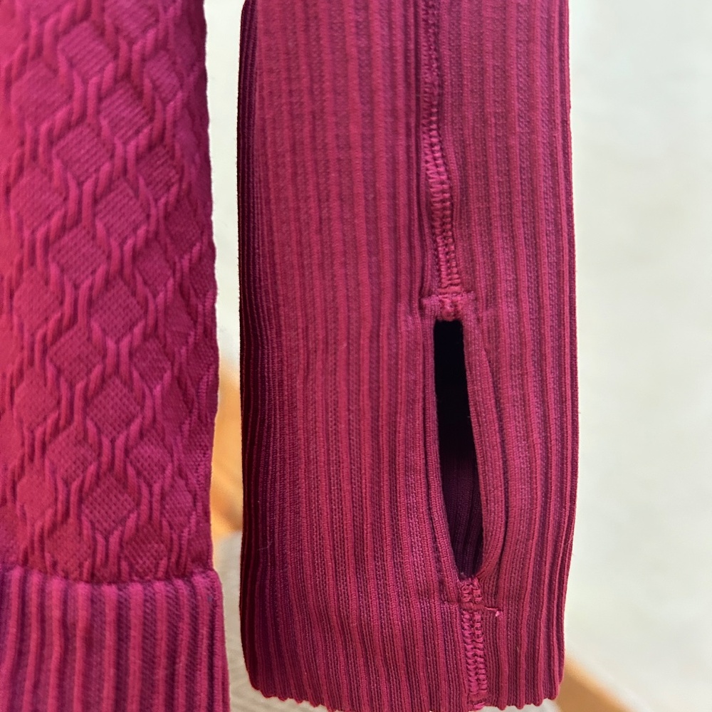 Lululemon Rest Less Half Zip Pullover in Star Ruby Pink (sz M/8) - Picture 4 of 7
